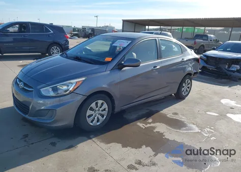 2016 Hyundai Accent Se z USA, uszkodzony, nr VIN KMHCT4AE0GU966594